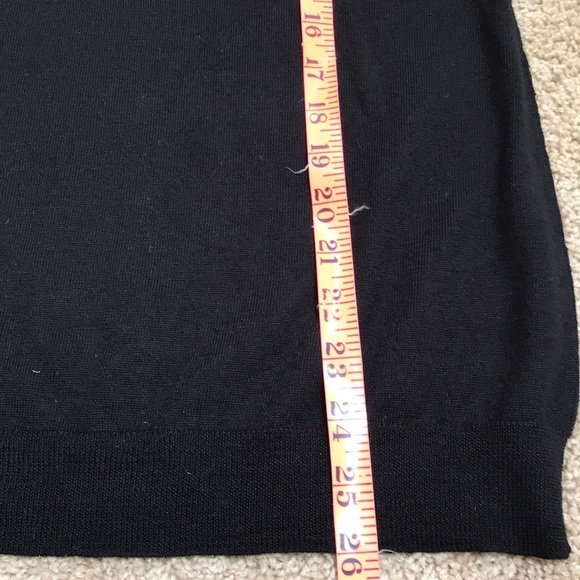 NWT! BURBERRY Brit Size M Black merino wool sweater - Picture 7 of 8